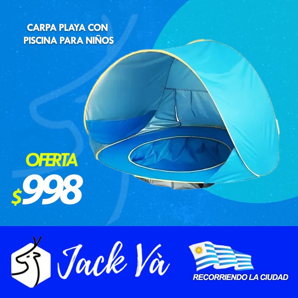 Carpa de Playa para Niños con Piscina